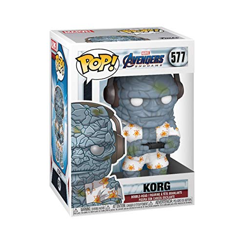 Funko- Pop Marvel: Endgame-Gamer Korg Avengers Figura Coleccionable, Multicolor (45140)