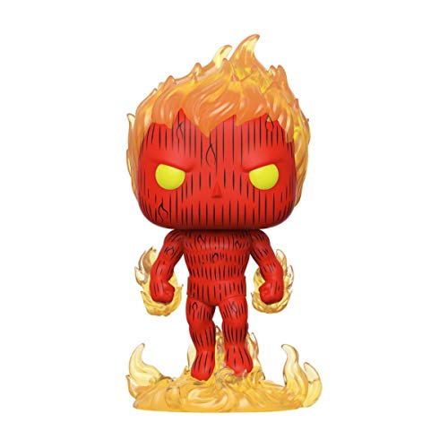 Funko- Pop Marvel: Fantastic Four-Human Torch Collectible Toy, Multicolor (44987)