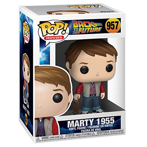 Funko - Pop! Movie: Back to the Future - Marty 1955 Figura Coleccionable, Multicolor (46913)