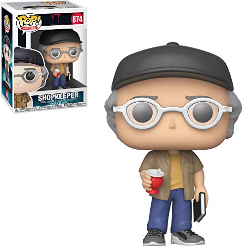 Funko- Pop Movies: IT 2-Shop Keeper (Stephen King) Other License Balloon 12 Collectible Toy, Multicolor (45657)