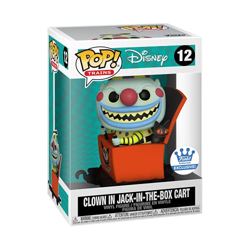 Funko Pop! Payaso en Jack en la caja carrito La pesadilla antes de Navidad exclusivo con protector suave