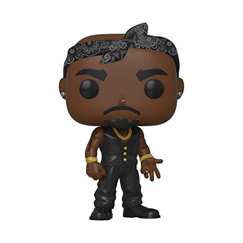 Funko - Pop Rocks: Tupac Figura Coleccionable, Multicolor (45432)