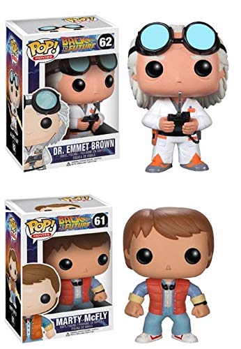 Funko POP Vinyl Figure Back to the Future - Marty Mcfly & Doc Emmet Brown by FunKo