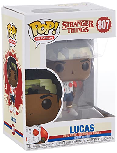 Funko - Pop! Vinyl: Stranger Things - Lucas Figura De Vinil, Multicolor (38530)