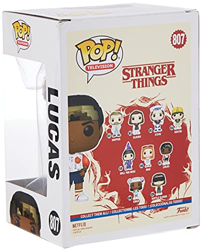 Funko - Pop! Vinyl: Stranger Things - Lucas Figura De Vinil, Multicolor (38530)