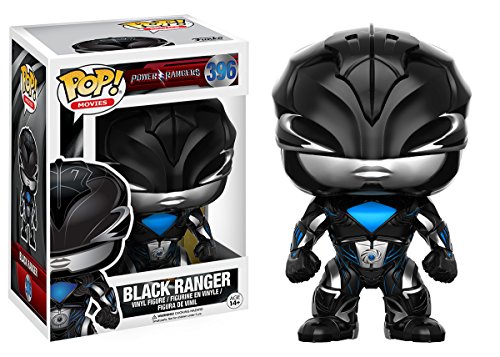 Funko- Power Rangers Black Ranger Figura de Vinilo, Multicolor (12342)