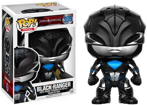 Funko- Power Rangers Black Ranger Figura de Vinilo, Multicolor (12342)