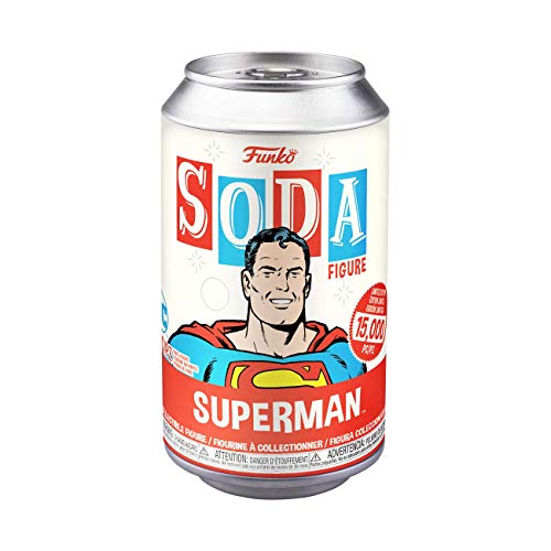 Funko- Vinyl Soda: DC Comics-Superman w/Chase Juguete Coleccionable, Multicolor (51754)