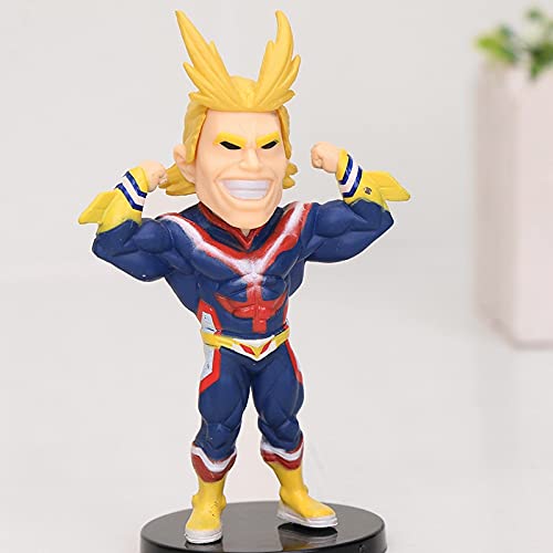 FUXIANG 9pcs / Set Anime Figure My Hero Academia Figuras 9cm Midoriya Izuku Shougo Todorgoki Bakugou Eijiro Boku No Hero Academia Acción Modelo Juguetes (Ningún Caja de Venta)