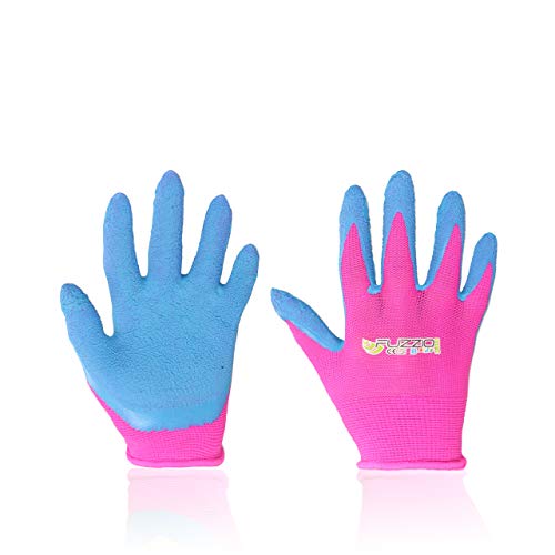 FUZZIO® KLARA Guantes para niños 3-5 años, para jugar y trabajar , 2 pares