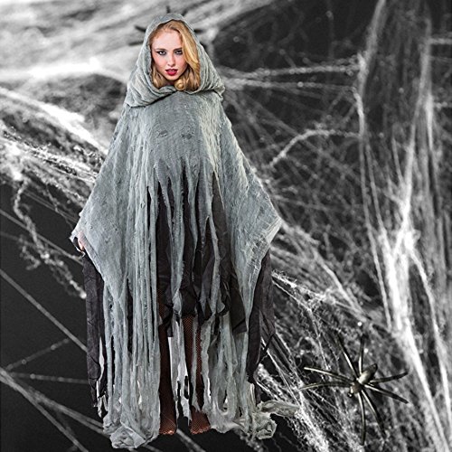 Fyasa- Poncho Zombie 170 Cm, Multicolor, Large, 107403