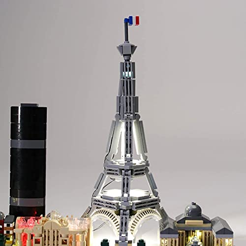 FYHCY Juego de Luces LED para Lego Architecture Paris 21044, Juego de Luces de iluminación Compatible con Lego Architecture Paris (Modelo Lego no Incluido)