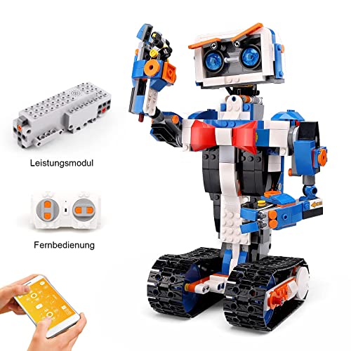 FZXL 13063 Boost - Juego de robots programable, modelo controlado por aplicaciones con un robot programable, interactivo y función Bluetooth, compatible con Lego