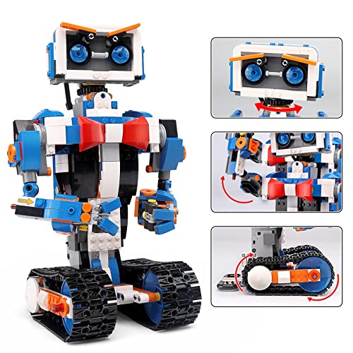 FZXL 13063 Boost - Juego de robots programable, modelo controlado por aplicaciones con un robot programable, interactivo y función Bluetooth, compatible con Lego