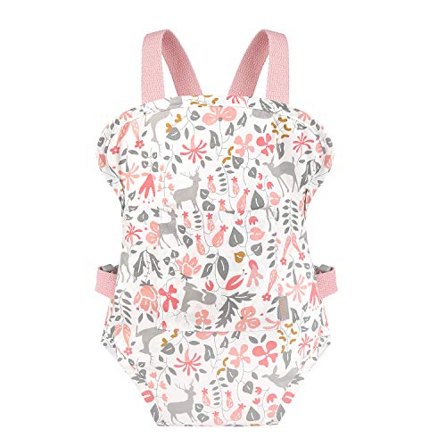 GAGAKU Baby Doll Carrier Dolls Portador Suave Portadores de Animales de Peluche Delante y detrás para niñas – Rosa (Ciervo)