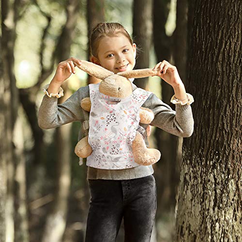 GAGAKU Baby Doll Carrier Portadores de Animales de Peluche Delante y detrás para niñas – Rosa (Flamencos)