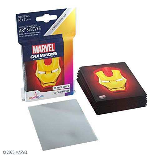 GAMEGEN!C Marvel Champions Sleeves Iron Man, Color (G10091)