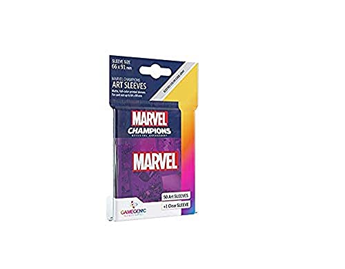 GAMEGEN!C Marvel Champions Sleeves, Morado (Purple)