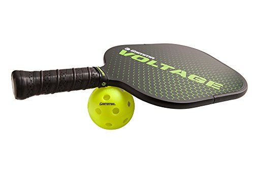 Gamma Sports Photon Indoor Pickleballs - Bolas de Pickleball (3 Unidades), Color Verde