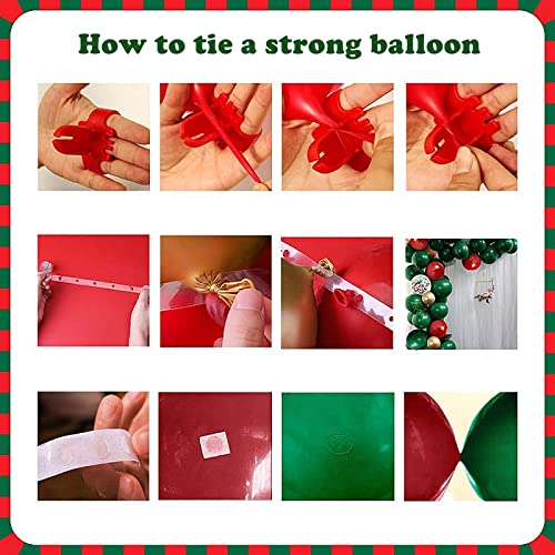 GazyyShopZhuo Juego de Globos navideños -88 unidadesArco de Globos de Navidad diseño de Arcos