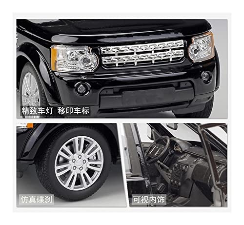 GEBAN Vehículo a Escala 1:24 para Land Rover para Discovery 4 Modelo Coche Diecast Aleación Coche Juguete Todoterreno Coche Juguete Metal para Colección Regalos para Niños (Color : Black)