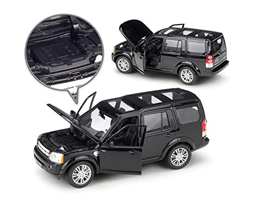 GEBAN Vehículo a Escala 1:24 para Land Rover para Discovery 4 Modelo Coche Diecast Aleación Coche Juguete Todoterreno Coche Juguete Metal para Colección Regalos para Niños (Color : Black)