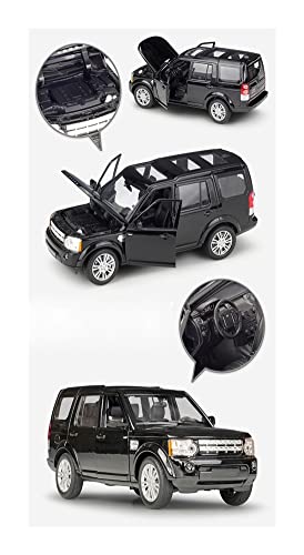 GEBAN Vehículo a Escala 1:24 para Land Rover para Discovery 4 Modelo Coche Diecast Aleación Coche Juguete Todoterreno Coche Juguete Metal para Colección Regalos para Niños (Color : Black)