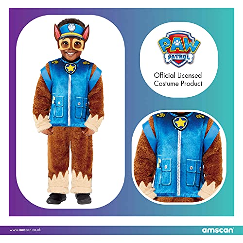 Generique - Disfraz Deluxe Chase Paw Patrol niño - 3-4 años (94-104 cm)