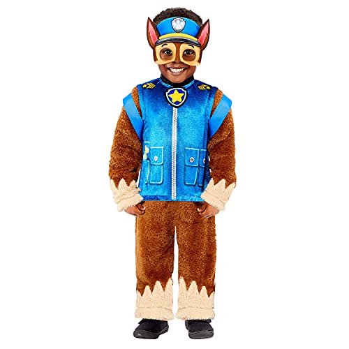 Generique - Disfraz Deluxe Chase Paw Patrol niño - 3-4 años (94-104 cm)