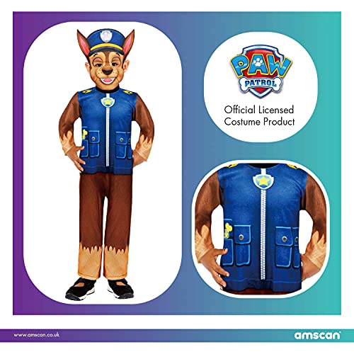 Generique - Disfraz y máscara Chase niño Paw Patrol - 3-4 años (94-104 cm)