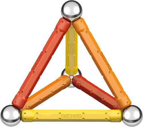 Geomag Edición Especial 783 - Geometría Magnética Leonardo - Construcciones Magnéticas - Máquinas de Leonardo Da Vinci para Niños - Caja de 67 Piezas