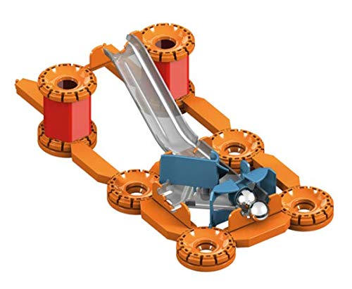 Geomag Edición Especial 784 - Cañón Múltiple Leonardo - Construcciones Magnéticas - Máquinas Leonardo Da Vinci para Niños - Caja de 266 Piezas