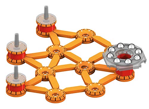 Geomag Edición Especial 784 - Cañón Múltiple Leonardo - Construcciones Magnéticas - Máquinas Leonardo Da Vinci para Niños - Caja de 266 Piezas