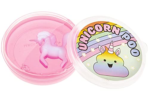 GERLINOVA Unicornio Poo – Divertido unicornio con unicornio, 4 unidades (plastilina y blancos)