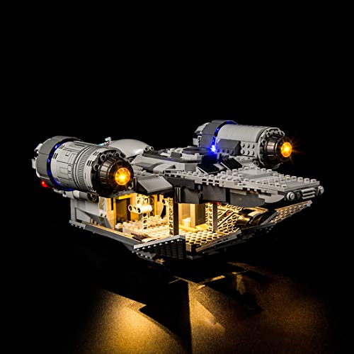 Gettesy Juego de iluminación LED para Lego 75292 Star Wars The Mandalorian Jallen de dinero, iluminación LED compatible con Lego 75292 (no incluye modelo)