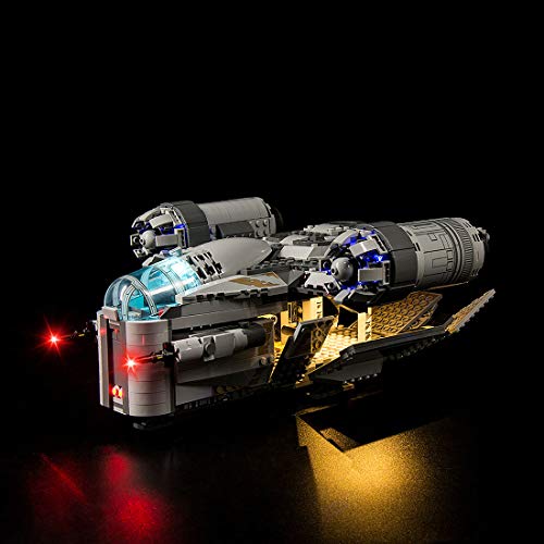 Gettesy Juego de iluminación LED para Lego 75292 Star Wars The Mandalorian Jallen de dinero, iluminación LED compatible con Lego 75292 (no incluye modelo)