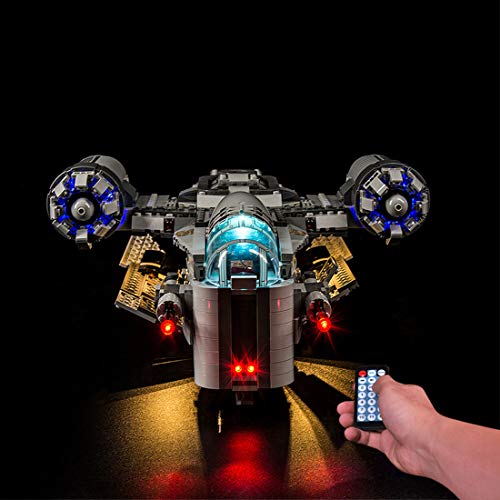 Gettesy Juego de iluminación LED para Lego 75292 Star Wars The Mandalorian Jallen de dinero, iluminación LED compatible con Lego 75292 (no incluye modelo)