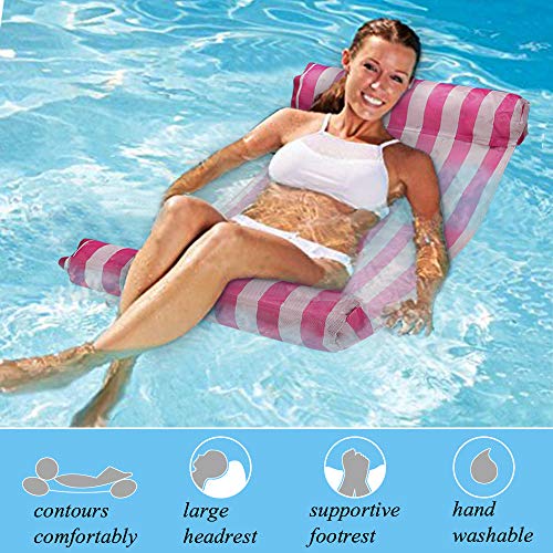 GEYUEYA Home Hamaca de Agua Silla de salón colchón de Aire Flotante de Agua Hamaca Inflable Flotante para Piscina