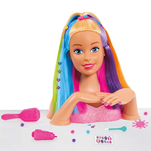 Giochi Preziosi Barbie-Rainbow Busto Deluxe, Multicolor (4)