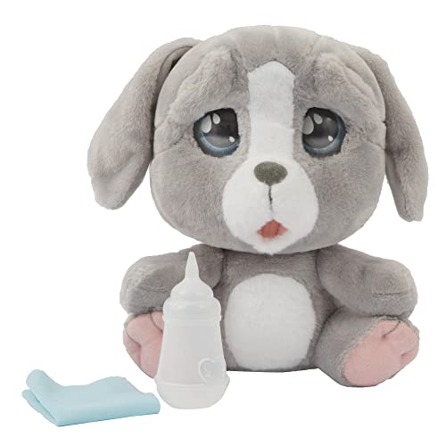 Giochi Preziosi Cry Pets - Peluche para Perro Que Bebe y llora, Color Gris