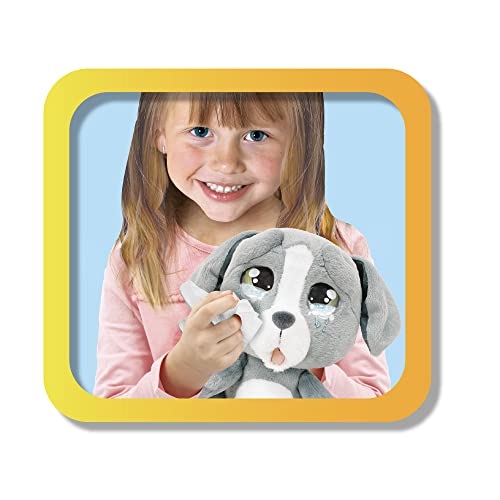 Giochi Preziosi Cry Pets - Peluche para Perro Que Bebe y llora, Color Gris