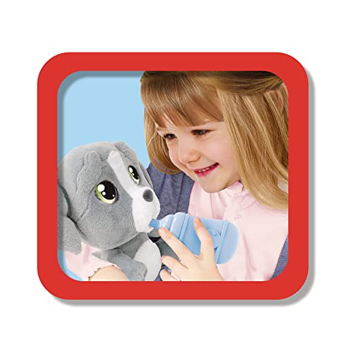 Giochi Preziosi Cry Pets - Peluche para Perro Que Bebe y llora, Color Gris