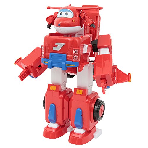 Giochi Preziosi - Super Wings Jett Super Robot, vehículo transformable en Robot, Personaje Jett Incluido, UPW77000