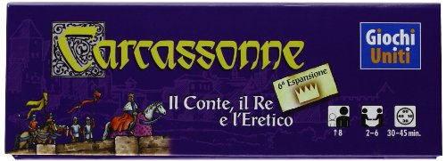 Giochi Uniti Carcassonne Il Conte, il Re e L'Eretico - Expansión para Juego