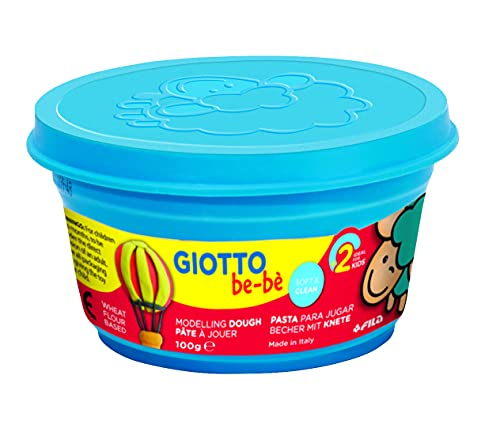 Giotto be-bè 462501 Pack de 3 Pastas para Jugar, Multicolor + Súper Pasta para Jugar 100 G. EST. 3 Uds. (NAR.+mag.+Ver.)