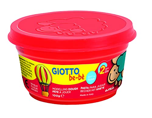 Giotto be-bè 462501 Pack de 3 Pastas para Jugar, Multicolor + Súper Pasta para Jugar 100 G. EST. 3 Uds. (NAR.+mag.+Ver.)