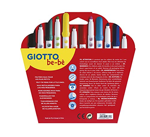 Giotto Be-Bè Súper Rotuladores Estuche 12 Uds