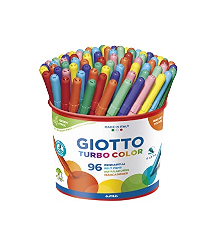 Giotto Turbo Color Rotuladores, Bote 96 unidades