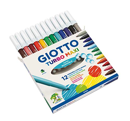 Giotto Turbo Maxi Rotuladores, Estuche 12 unidades