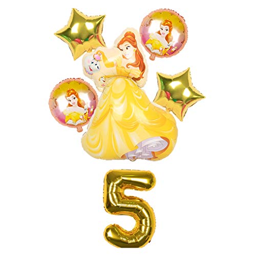 Globos Bolas de aluminio Cenicienta para niñas, □ Blancanieves, Decoraciones para la fiesta de cumpleaños infantiles, Bolas de aire de fiesta prenatal, Juguetes para niños ( Couleur : Cinderella 5 )